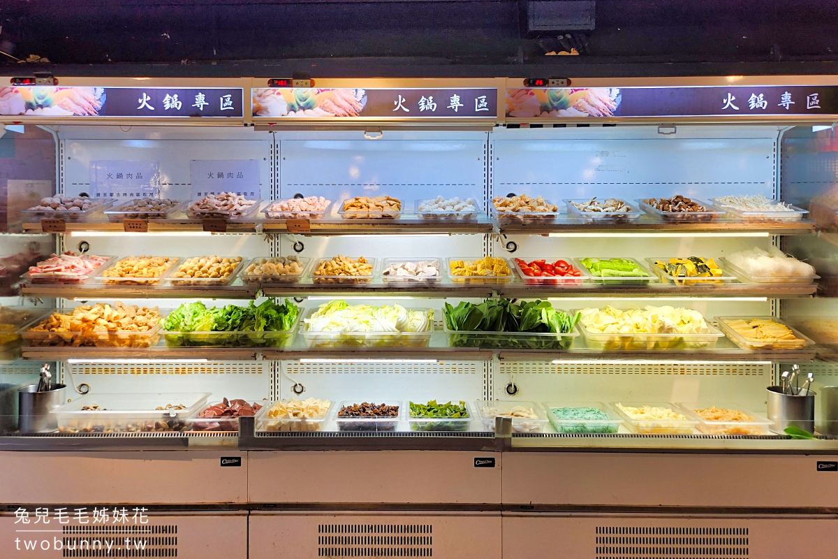 松江總店蒙古烤肉生鮮食材檯